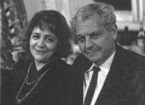 А. Николаева 
с мужем Николаем Пеньковичем.
Киев. 1980-е годы.