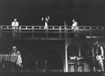 «Бесприданница» А. Островского. 1973 год.
Сцена из спектакля.