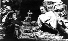ДОН ЖУАН (справа)
«Каменный властелин» Леси Украинки. 1946 г.
В.Халатов – Сганарель.