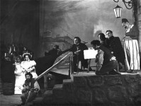 «Наш современник» К.Паустовского. 1949 г. 
Сцена из спектакля.
