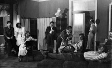 «В добрый час» В.Розова. 1955 г.
Сцена из спектакля. 
