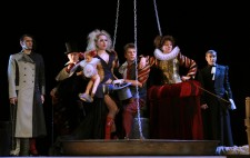 ПРЕСПЕЛА (вторая справа)
«Циничная комедия» по мотивам пьесы В.Шекспира «Мера за меру». 2012 г. 
Сцена из спектакля.
